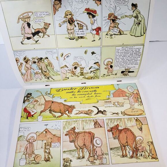 Vintage 70s Buster Brown Comic Strip PB Book Richard Outcault Dover Pub - Picture 7 of 9